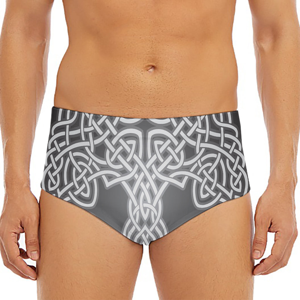 Celtic Knot Tree Of Life Print Men's Triangle Swim Briefs