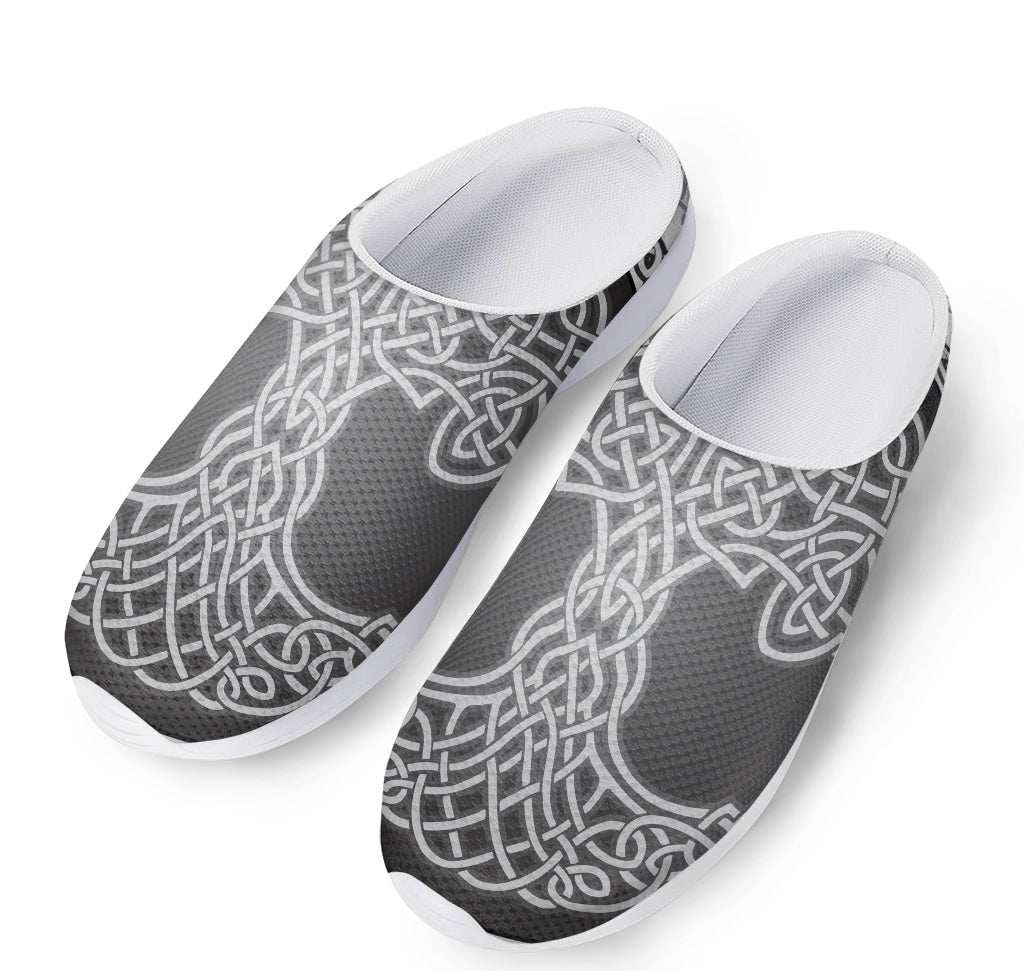Celtic Knot Tree Of Life Print Mesh Casual Shoes
