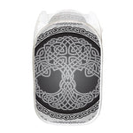 Celtic Knot Tree Of Life Print Mesh Laundry Hamper