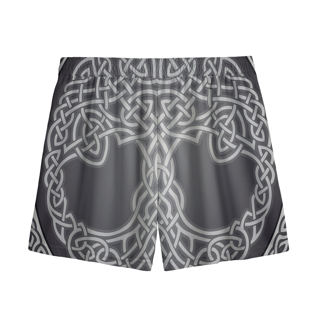 Celtic Knot Tree Of Life Print Mesh Shorts