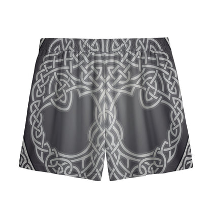 Celtic Knot Tree Of Life Print Mesh Shorts