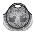 Celtic Knot Tree Of Life Print Neoprene Lunch Bag