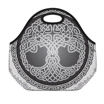 Celtic Knot Tree Of Life Print Neoprene Lunch Bag