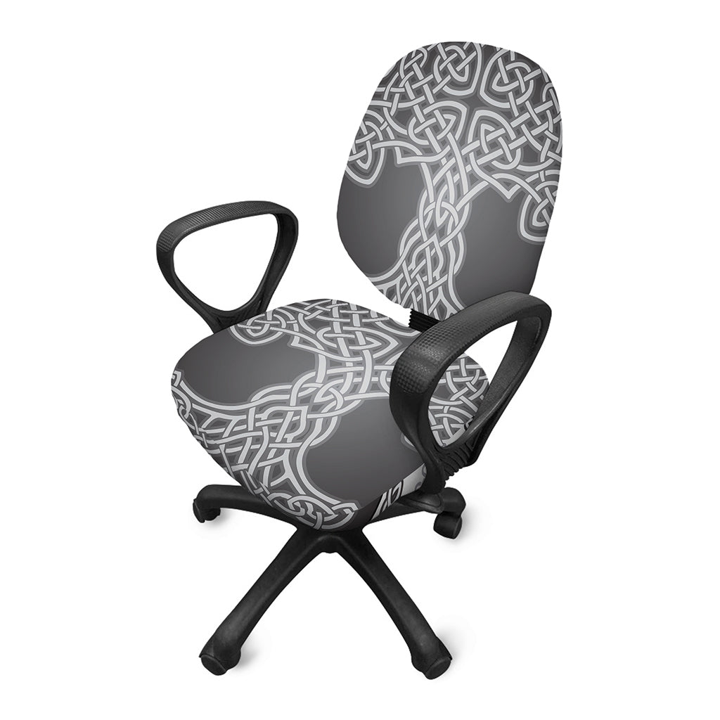 Celtic Knot Tree Of Life Print Office Chair Cover
