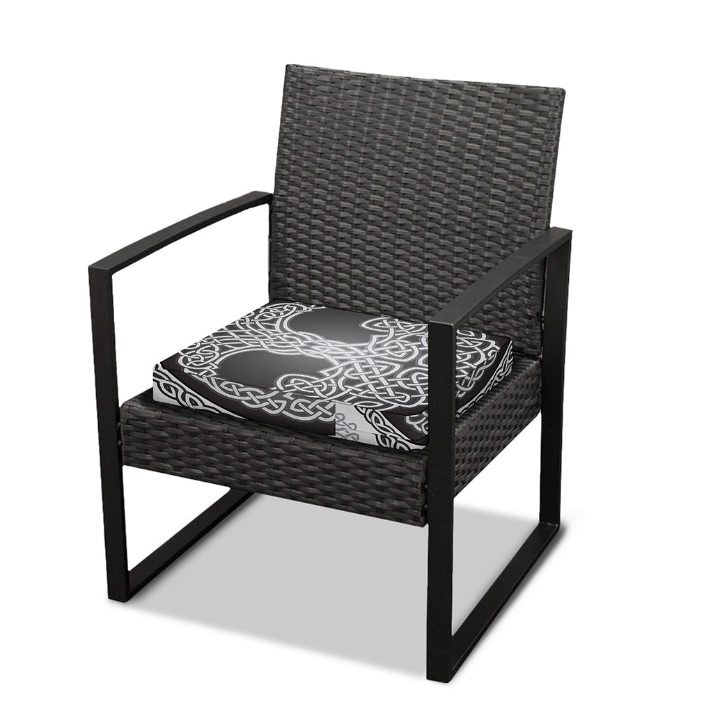 Celtic Knot Tree Of Life Print Outdoor Seat Cushion Cover