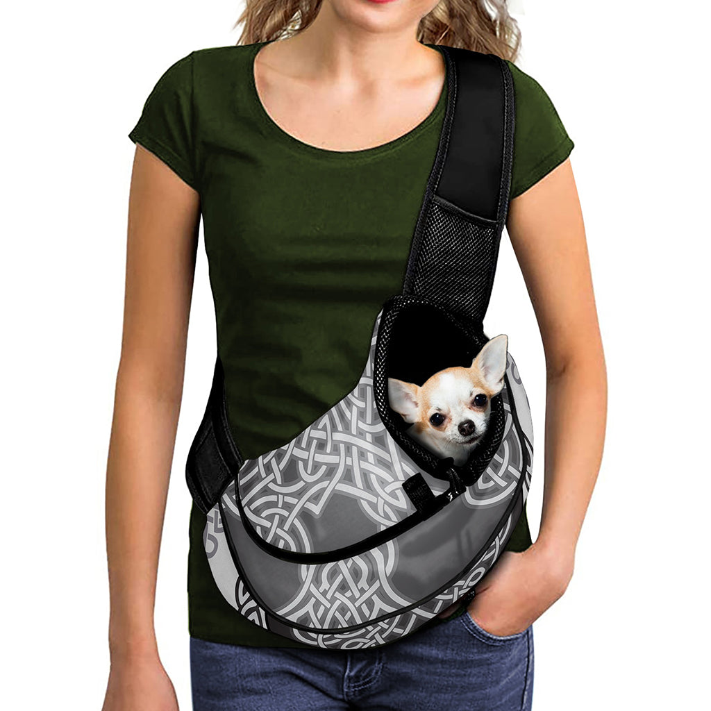 Celtic Knot Tree Of Life Print Pet Sling Carrier