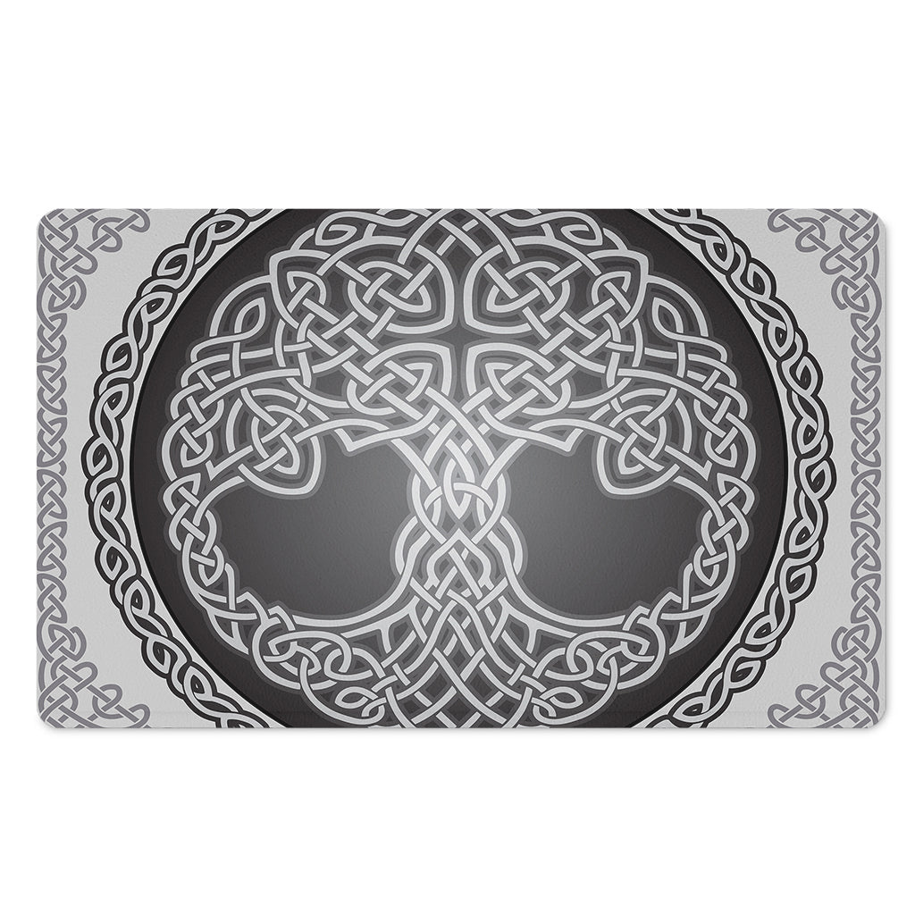 Celtic Knot Tree Of Life Print Polyester Doormat