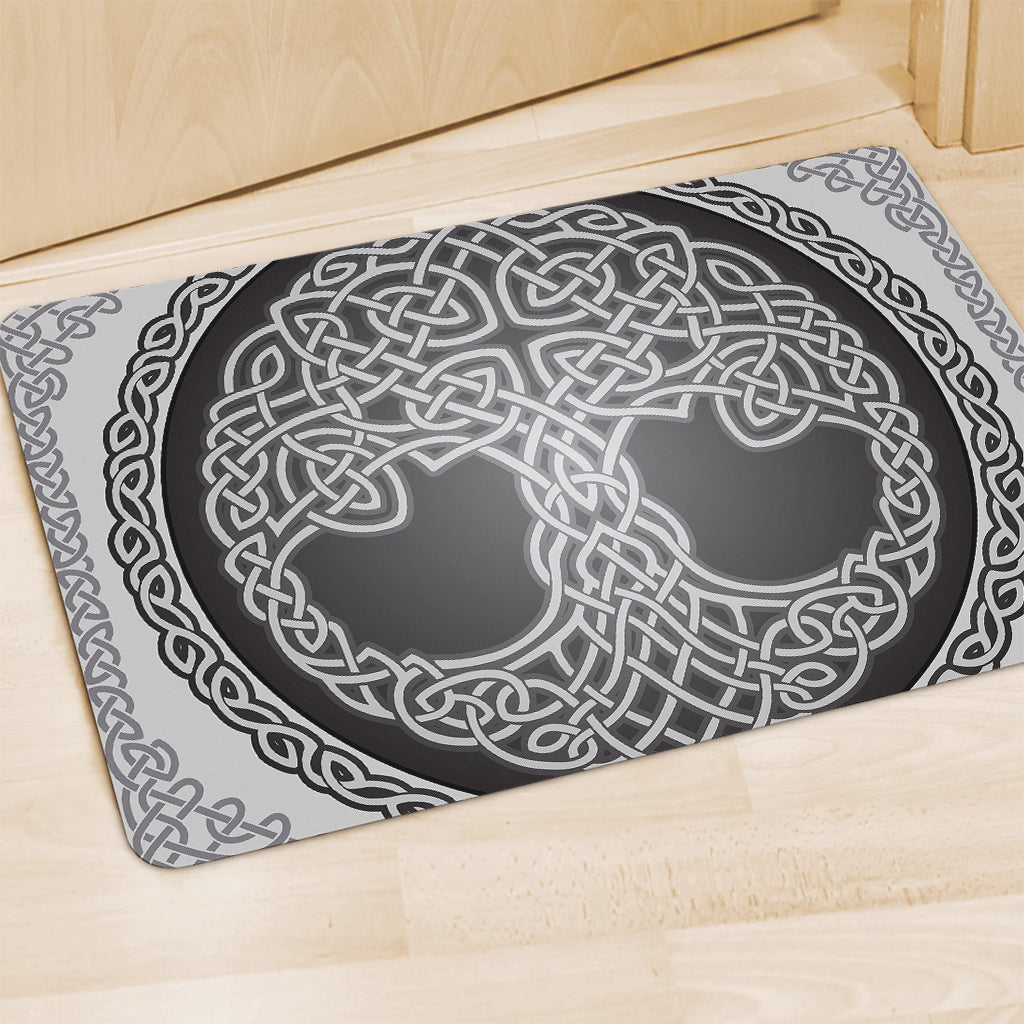 Celtic Knot Tree Of Life Print Polyester Doormat