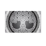 Celtic Knot Tree Of Life Print Polyester Flag