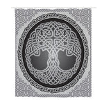 Celtic Knot Tree Of Life Print Polyester Shower Curtain