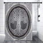 Celtic Knot Tree Of Life Print Premium Shower Curtain