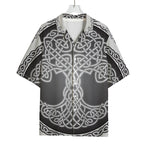 Celtic Knot Tree Of Life Print Rayon Hawaiian Shirt