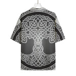 Celtic Knot Tree Of Life Print Rayon Hawaiian Shirt