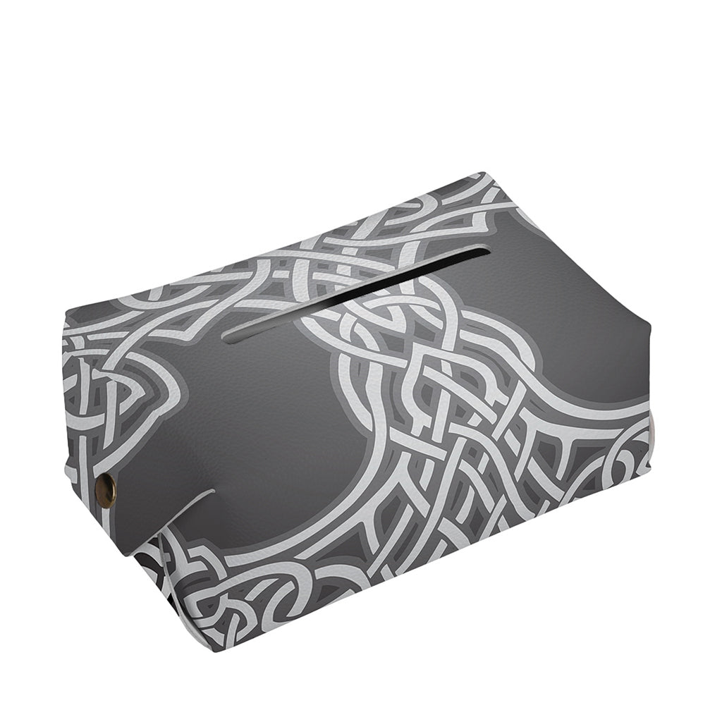 Celtic Knot Tree Of Life Print Rectangle Tissue Box Cover