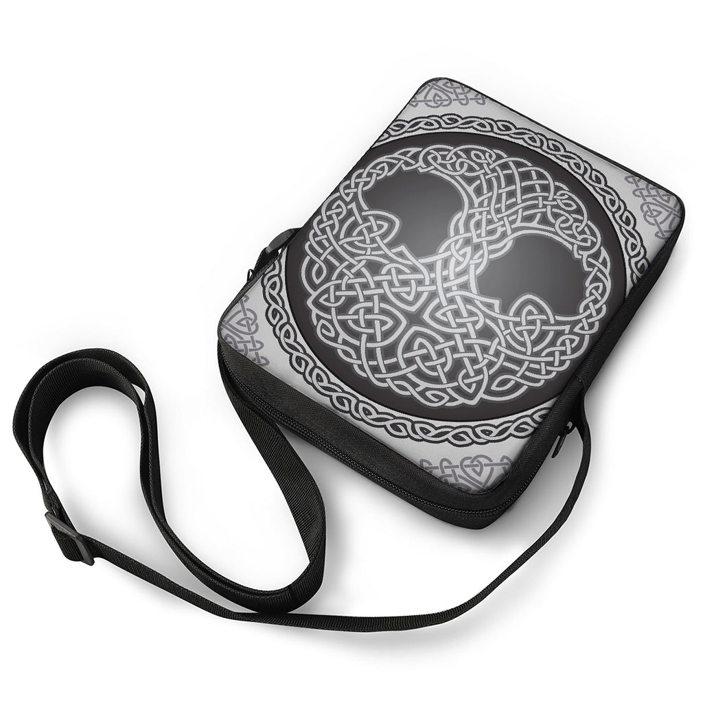 Celtic Knot Tree Of Life Print Rectangular Crossbody Bag