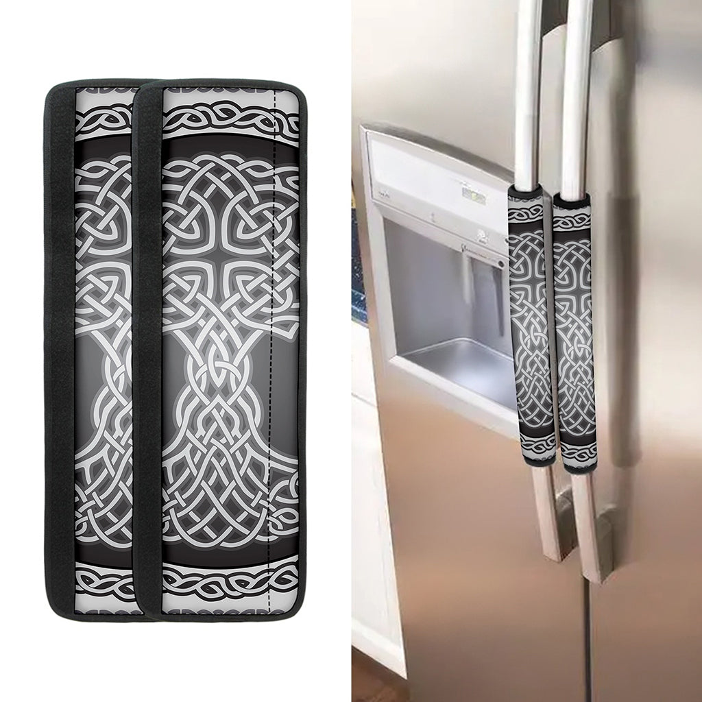 Celtic Knot Tree Of Life Print Refrigerator Handle Covers