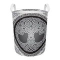 Celtic Knot Tree Of Life Print Round Laundry Basket