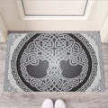 Celtic Knot Tree Of Life Print Rubber Doormat