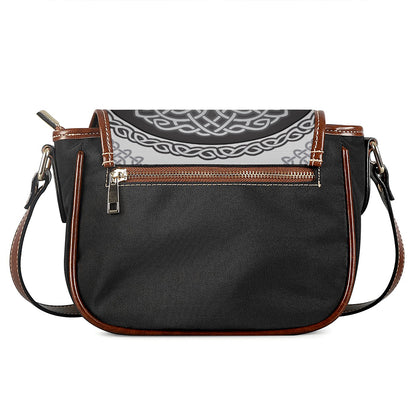 Celtic Knot Tree Of Life Print Saddle Bag