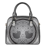Celtic Knot Tree Of Life Print Shoulder Handbag