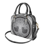 Celtic Knot Tree Of Life Print Shoulder Handbag