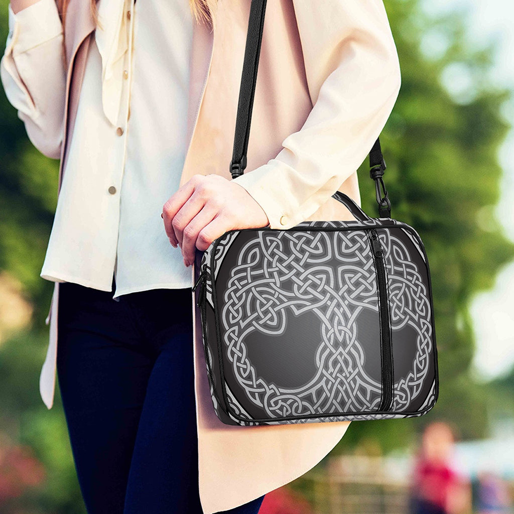 Celtic Knot Tree Of Life Print Shoulder Strap Bible Bag