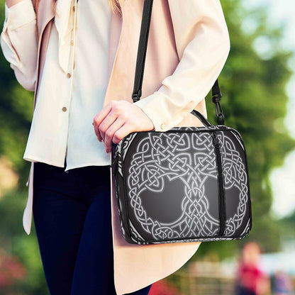 Celtic Knot Tree Of Life Print Shoulder Strap Bible Bag
