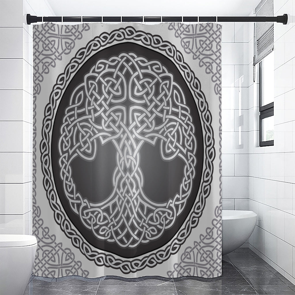 Celtic Knot Tree Of Life Print Shower Curtain