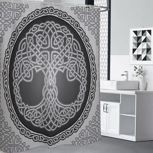 Celtic Knot Tree Of Life Print Shower Curtain