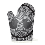 Celtic Knot Tree Of Life Print Single Oven Mitt