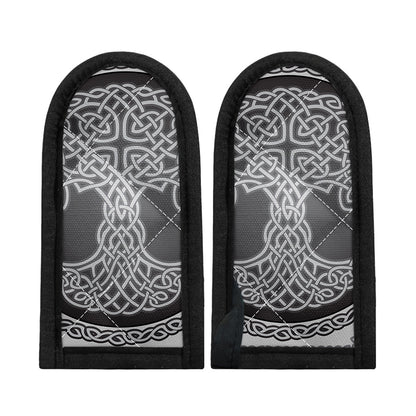Celtic Knot Tree Of Life Print Skillet Handle Cover