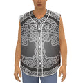 Celtic Knot Tree Of Life Print Sleeveless Baseball Jersey
