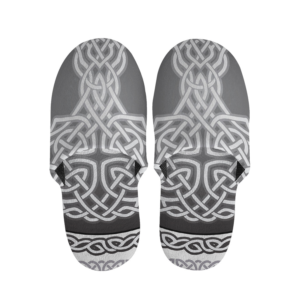 Celtic Knot Tree Of Life Print Slippers