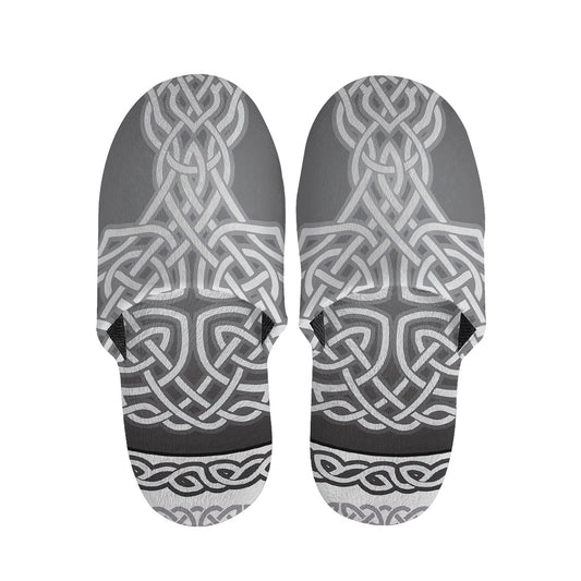 Celtic Knot Tree Of Life Print Slippers