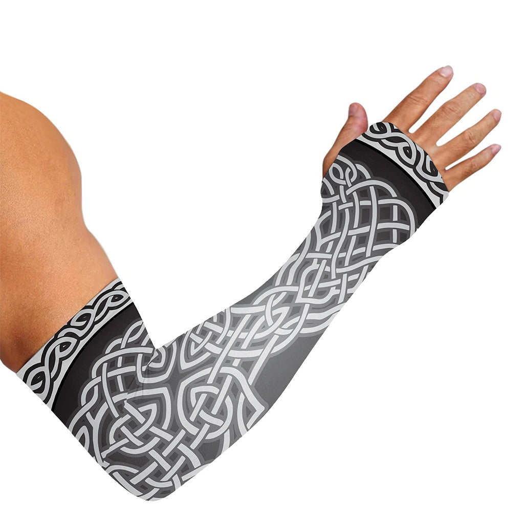 Celtic Knot Tree Of Life Print Sun Protection Arm Sleeves