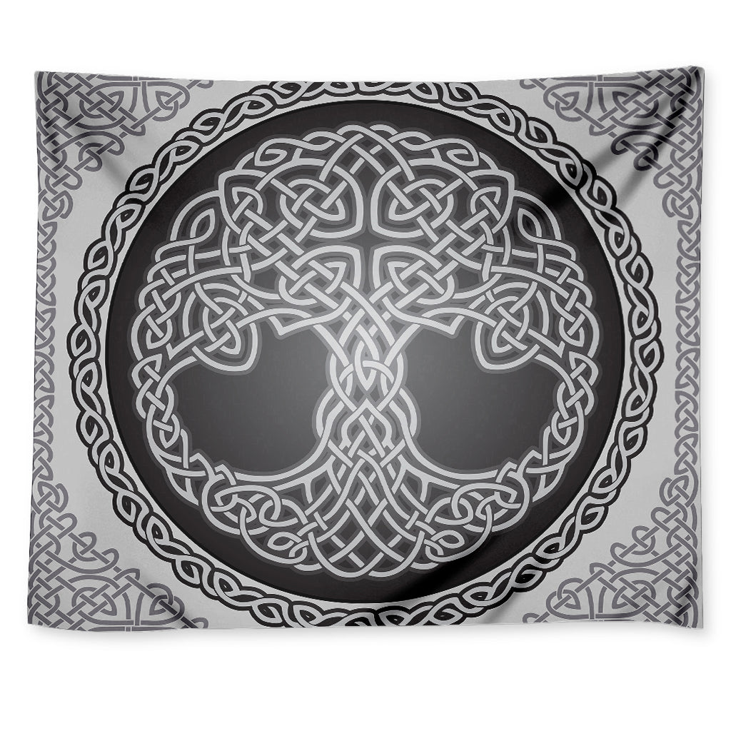 Celtic Knot Tree Of Life Print Tapestry