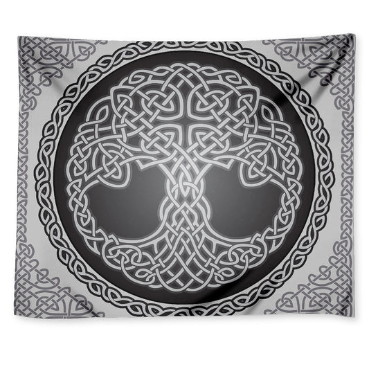 Celtic Knot Tree Of Life Print Tapestry