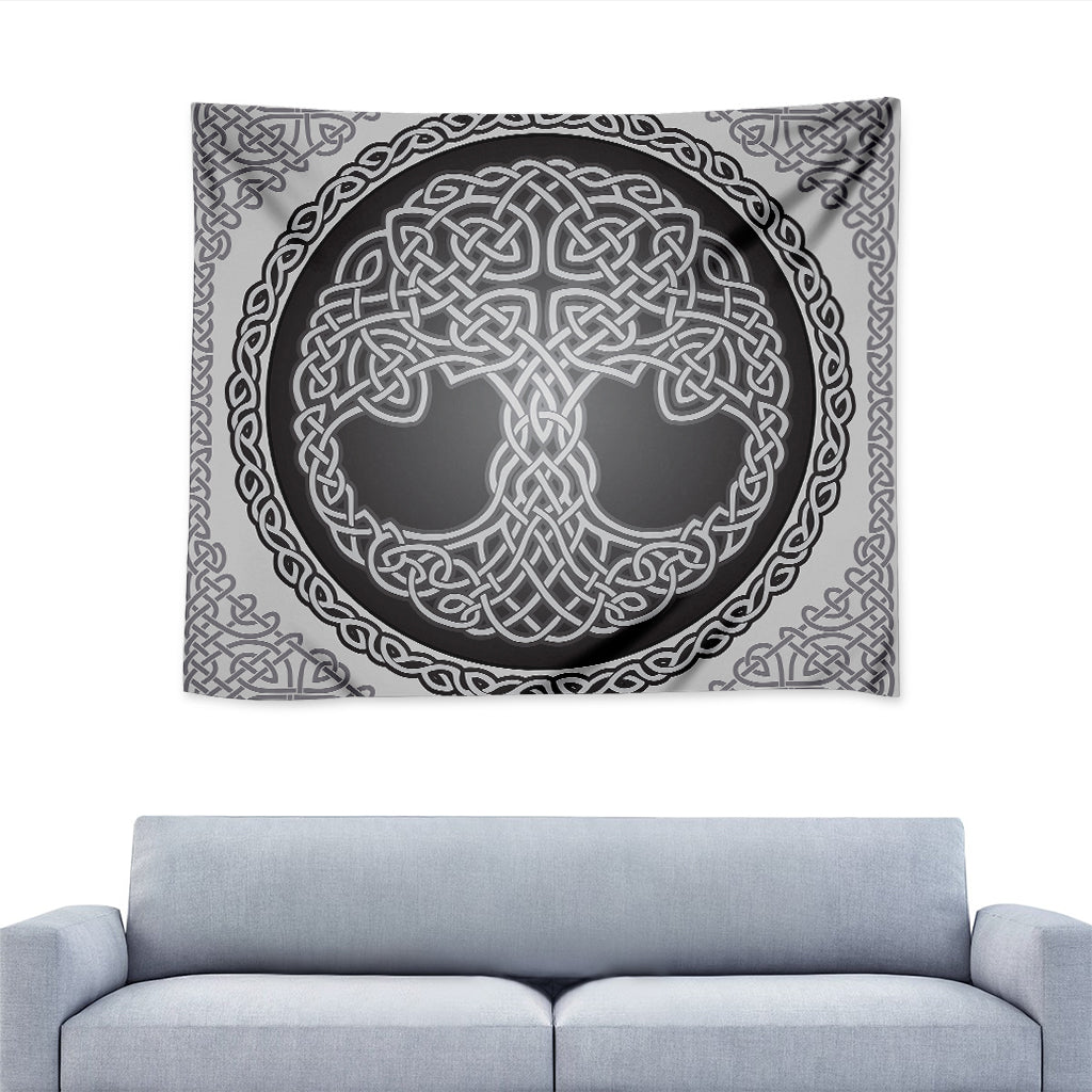 Celtic Knot Tree Of Life Print Tapestry