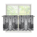 Celtic Knot Tree Of Life Print Tier Curtains