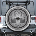 Celtic Knot Tree Of Life Print Tire Cover With Camera Hole