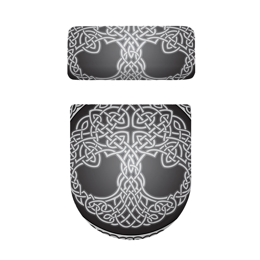 Celtic Knot Tree Of Life Print Toilet Lid And Tank Cover Set