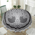 Celtic Knot Tree Of Life Print Waterproof Round Tablecloth