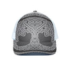 Celtic Knot Tree Of Life Print White Mesh Trucker Cap