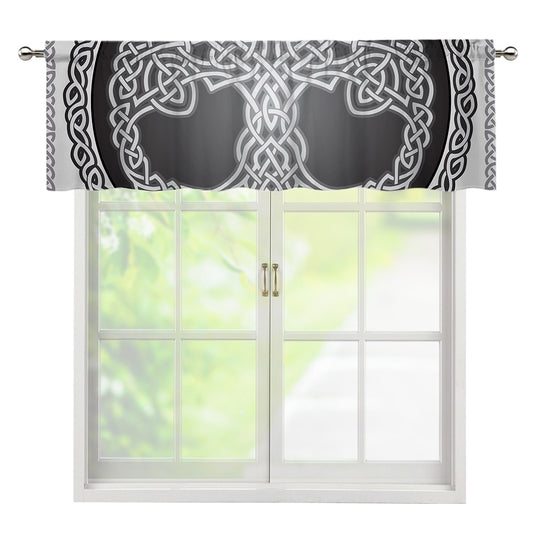 Celtic Knot Tree Of Life Print Window Valance