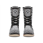 Celtic Knot Tree Of Life Print Winter Boots