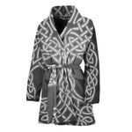 Celtic Knot Tree Of Life Print Women's Bathrobe