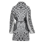 Celtic Knot Tree Of Life Print Women's Bathrobe
