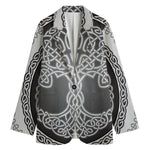 Celtic Knot Tree Of Life Print Women's Blazer