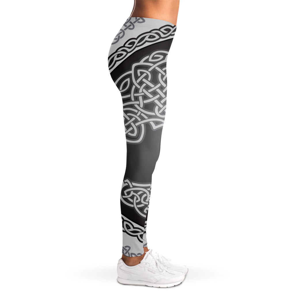 Celtic Knot Tree Of Life Print Women's Leggings