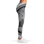 Celtic Knot Tree Of Life Print Women's Leggings